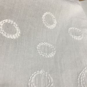 Tela bordada de algodón, tejido blanco, x1003 - Product Image 5