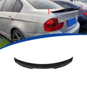 สปอยเลอร์หลัง BMW ทรง PSM สีดำเงา ลายคาร์บอน วัสดุ ABS สำหรับรถยนต์รุ่น E90 ซีรีส์ 3 ปี 2005-2011 ฝากระโปรงท้ายทรง Ducktail - Product Image 1