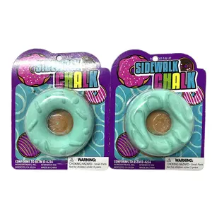 보도 분필 사용자 정의 야외 빨 비 독성 친환경 도넛 모양의 분필 분필 장난감