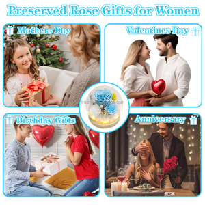 Adorno de Rosa Eterna Económico, Ideal para Regalos de Navidad, Regalos de Amistad y Damas de Honor, Decoración de Apartamentos, Día de la Madre - Product Image 6
