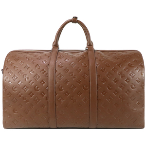 Bolsa de Viaje de Piel Sintética con Grabado Personalizado, Bolsa de Viaje de Gran Capacidad para Fin de Semana - Product Image 1