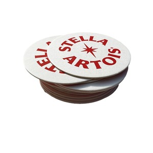 Coaster Absorbent Paper bar Beer coaster for Drink Custom logo Paper Absorbent coaster