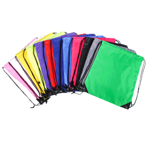 Wholesale Price Promotional <strong>Polyester</strong> Backpack Custom Logo Drawstring <strong>Bag</strong> Colorful and <strong>Simple</strong> Style with Printing - Product Image 4