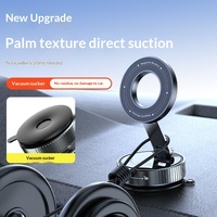 Support magnétique pour téléphone de voiture, fixation par ventouse, pliable, support de tableau de bord antidérapant, support universel pour téléphone portable
