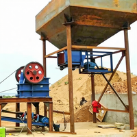 Concasseur à mâchoires PE250*400 pour l'extraction d'or, concasseur de pierre, machine de concassage pour carrière, minerai, granit, béton, marbre, calcaire