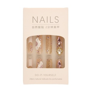 <span class=keywords><strong>Uñas</strong></span> Postizas Largas con Lazo <span class=keywords><strong>de</strong></span> Diamantes <span class=keywords><strong>de</strong></span> Imitación, Estilo Europeo Americano, <span class=keywords><strong>Uñas</strong></span> Postizas al por Mayor - Product Image 5