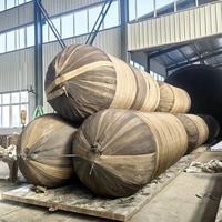 High Quality Inflatable Yokohama Type Rubber Fender With Tires and Chain Net