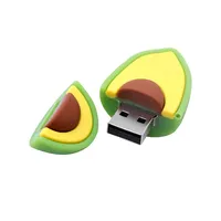 Memoria USB con Forma de Fruta, Pendrive de Dibujos Animados de Vegetales, Memoria USB con Forma de Fresa y Sandía, Regalo, 64GB 32GB 16GB 8GB 4GB