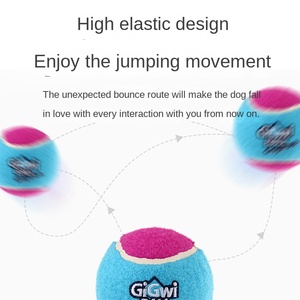 <span class=keywords><strong>Pelota</strong></span> de Juguete para Perros de Goma OEM ODM, Resistente al Agua, Masticable y Duradera, <span class=keywords><strong>Pelota</strong></span> de Tenis para Mascotas, para Cachorros, Caniches, Perros Teddy, Golden Retrievers - Product Image 3