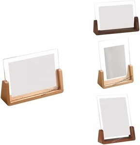 Plaque acrylique <span class=keywords><strong>de</strong></span> sublimation 6x4 pouces avec base en bois LED, supports acryliques personnalisables pour veilleuse photo DIY - Product Image 4