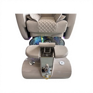 Sillón de Pedicura Eléctrico de Lujo Lexuspace LPC125 <span class=keywords><strong>con</strong></span> Tapicería de Cuero, Asiento Reclinable, Bañera <span class=keywords><strong>con</strong></span> Chorro Magnético y Lámpara LED de 7 Colores - Product Image 5