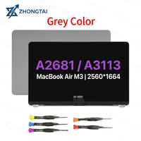 Layar LCD IPS Laptop untuk MacBook Air 13'' Model 2022 A2681/A3113 M2/M3 Resolusi 2560x1664 Pengganti Layar Penuh