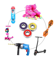 Roulements de skateboard en céramique hybride haute température ABEC-7/9/11 608, 8*22*7mm, OEM/ODM