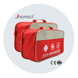 Botiquín de primeros auxilios rojo JCMED, productos de emergencia para coche rojo - Product Image 1