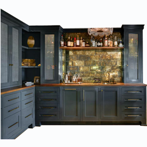 Vitrine de salon, <span class=keywords><strong>bar</strong></span> <span class=keywords><strong>d</strong></span>'<span class=keywords><strong>angle</strong></span> <span class=keywords><strong>en</strong></span> <span class=keywords><strong>bois</strong></span>, armoire à vin avec réfrigérateur à vin - Product Image 5