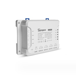 Interruptor inteligente <span class=keywords><strong>WIFI</strong></span> 4CH PRO R3 433Mhz/módulo inalámbrico de 4 bandas con Control remoto por voz compatible con Google Home Alexa 10A corriente máxima - Product Image 3