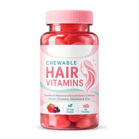 Compléments alimentaires végétaliens OEM pour adultes : Bonbons gommeux à la biotine pour la beauté des cheveux, de la peau et des ongles