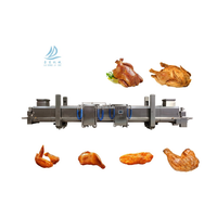 Nouvelle machine intégrée à grande échelle entièrement automatique pour la cuisson à la vapeur et la cuisson au poulet canard poisson crevettes