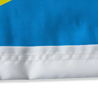 Drapeaux de publicité extérieure Drapeau en polyester de haute qualité personnalisé 3*5 FT les drapeaux nationaux de la République démocratique du Congo