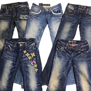 Pantalones Vaqueros de Marca para Hombre y Niño, Excedentes de Inventario, Precio Super Bajo, Jeans Ajustados y Rectos - Product Image 1