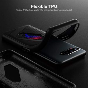 Pour Asus <span class=keywords><strong>Rog</strong></span> <span class=keywords><strong>Phone</strong></span> 5 Étui, HOCAYU Dissipation de Chaleur Étui de Protection en TPU Souple Coque Arrière pour Asus <span class=keywords><strong>Rog</strong></span> <span class=keywords><strong>Phone</strong></span> 5 <span class=keywords><strong>Ultimate</strong></span> 2021 - Product Image 3