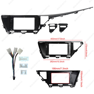 Baidayu, Radio de 10 pulgadas, reproductor de <span class=keywords><strong>DVD</strong></span> para coche Android, accesorios para coche, pantalla táctil para Toyota Camry 2018-2019 - Product Image 5