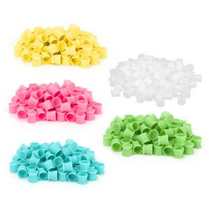 ถ้วยใส่หมึกสักซิลิโคนแบบใช้แล้วทิ้ง 300 ชิ้น สำหรับใส่สีแต่งคิ้ว ปาก เล็บ และเจล - Product Image 6