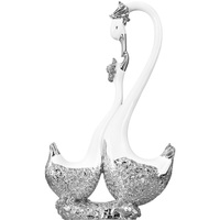 Figurine canard en résine, figurines mère et fils, objets centrales de table décoratifs