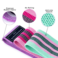 Bandas de Resistencia de Látex Ecológicas con Múltiples Niveles de Resistencia para Gimnasio en Casa - Duraderas e Impermeables