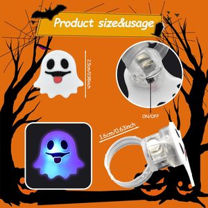 Luces de Navidad al por Mayor, Anillos LED de Halloween, Juguete 3D Luminoso para Niños y Adultos, con Luz Intermitente - Product Image 6