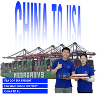 Transit maritime DDP de conteneurs surdimensionnés Chine-Australie, consolidation de fret, livraison porte-à-porte, fret maritime DDP DDU LCL FCL, taxes incluses