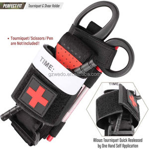 Porte-pochette tactique pour garrot, pochette médicale de cisaillement Molle Trauma Molle PALS boucle de ceinture EMT outils pochette EDC porte-équipement tactique - Product Image 2