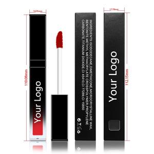 Contoh Gratis Lip Gloss Tahan Air Vegan Lipstik Cair Matte Kustom Rouge A Levre Batom - Product Image 6
