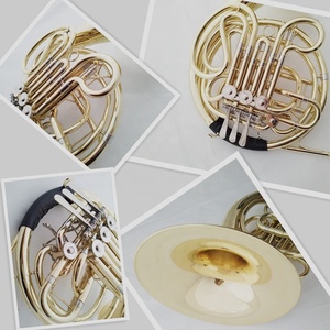 <span class=keywords><strong>Corno</strong></span> <span class=keywords><strong>francese</strong></span> in ottone Weifang Rebon Bb/F - Product Image 5