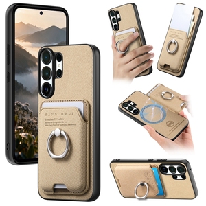 Funda Protectora con Anillo y Soporte para Samsung Galaxy S26 Ultra/S25FE/S24 <span class=keywords><strong>Plus</strong></span>/A37/A57, Carga Inalámbrica, Antigolpes, Tipo Cartera - Product Image 3