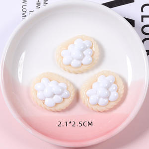 Offre Spéciale Pizza à dos plat Hot Dog Sushi gâteau nourriture artificielle résine Cabochons maison de poupée accessoires - Product Image 6