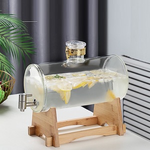 <span class=keywords><strong>Distributeur</strong></span> de <span class=keywords><strong>vin</strong></span> en <span class=keywords><strong>verre</strong></span> borosilicate de haute qualité de 5 L avec robinet - Product Image 3