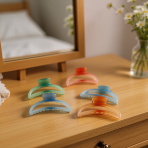 Fermaglio per capelli a forma di mezzaluna da 12 cm, accessorio per capelli alla moda per donna - Product Image 3