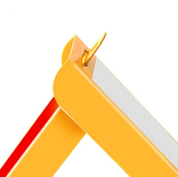 Barrière de stationnement pliable Anti-pression, en forme de triangle, cadenas pour le stationnement, YH2054