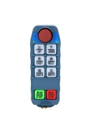 Télécommande sans fil étanche à code fixe pour grue, 24/48/220/380V, en plastique, avec émetteur-récepteur et piles AAA, portée 100-300m