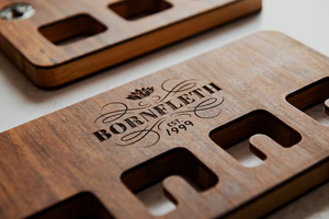 <span class=keywords><strong>Portachiavi</strong></span> da Parete in Legno per Casa e Ufficio, Appendichiavi Decorativo Galleggiante in Legno da Parete - Product Image 2