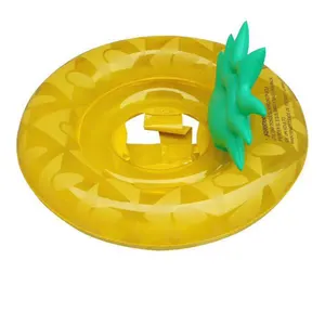 Cute Fruit Pineapple Baby Seat Float Fun Water Toys Lounge Gadgets Custom Logo Pool Floats For Kids Baby