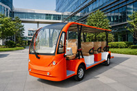 Mini-bus navette électrique 14 places pour visites touristiques, parcs à thème, mariages et événements, moteur 4kW, 30 km/h, capacité de montée personnalisée de 25 %