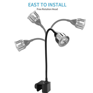 Control remoto 3 colores <span class=keywords><strong>LED</strong></span> <span class=keywords><strong>foco</strong></span> <span class=keywords><strong>acuario</strong></span> luz espectro completo COB pecera paisajismo lámpara para decoración de tanques pequeños plantados - Product Image 4