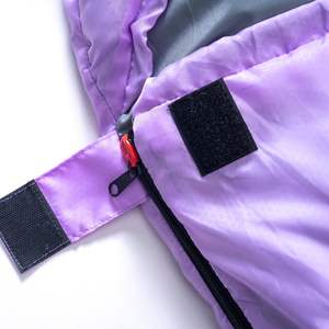 गर्म लिफाफा हूडेड नींद बैग डबल चौड़ाई तीन सीजन जलरोधी शिविर जोड़े परिवार के लिए उपयुक्त नींद बैग - Product Image 3