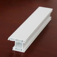 Profilés PVC sur mesure pour fenêtres et portes, moulage par extrusion, écologiques, en forme de U, design moderne, matériaux de construction pour supermarchés