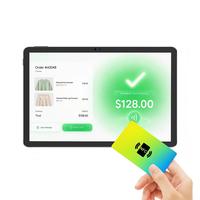 Tablette Android 11 pouces avec terminal de point de vente NFC frontal, station d'accueil multi-ports G99, 8000 mAh, 6 Go, 128 Go pour kiosque de vente au détail, paiement sans contact, GMS