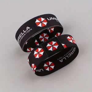 Bracelets élastiques personnalisés d'inspiration vintage, bracelet NFC RFID extensible pour femmes, bracelet en fibre de polyester tendance - Product Image 5