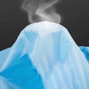 Tute Antistatiche Protettive Contro la Polvere Utilizzate in Fabbriche Alimentari, Elettroniche e Industrie Generiche - <span class=keywords><strong>Abbigliamento</strong></span> <span class=keywords><strong>da</strong></span> <span class=keywords><strong>Lavoro</strong></span> Antistatico - Product Image 2