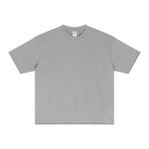 Camiseta Básica de Color Sólido para Hombre con Logotipo Personalizado, 100% Algodón, Manga Corta, 220g, Estilo Hip Hop, Transpirable, Suave, Corte Regular, Ropa Casual de Verano - Product Image 6